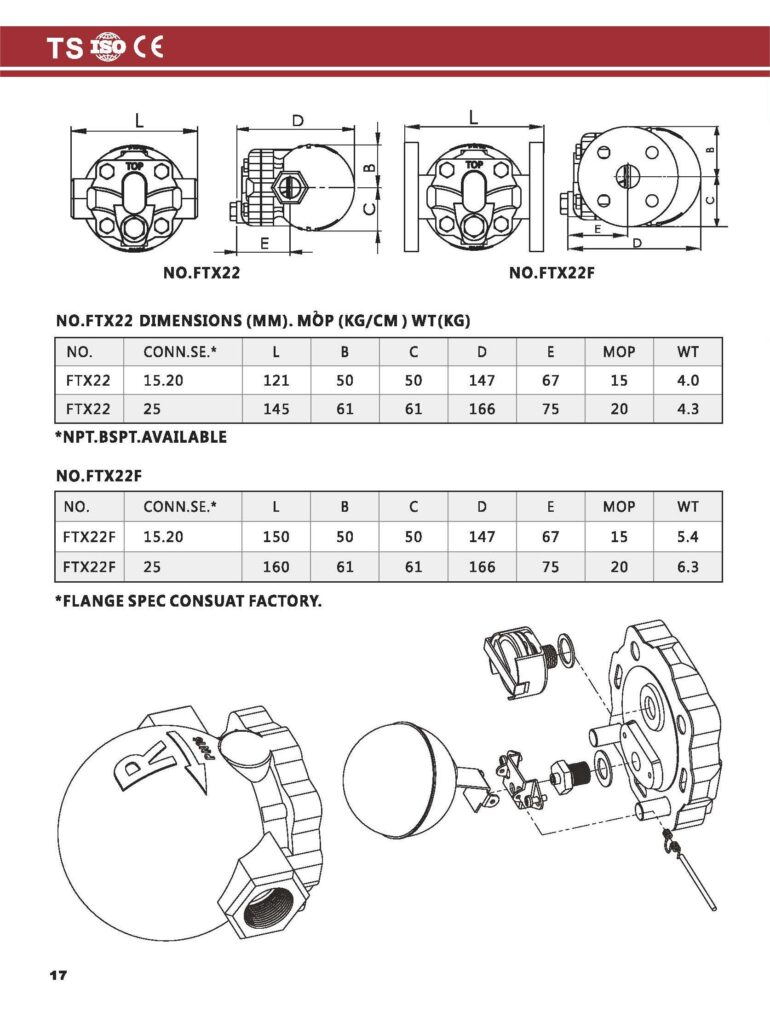 ductile iron F&T Steam traps